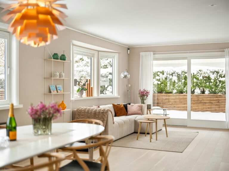 Interieur (woonkamer) van een huis